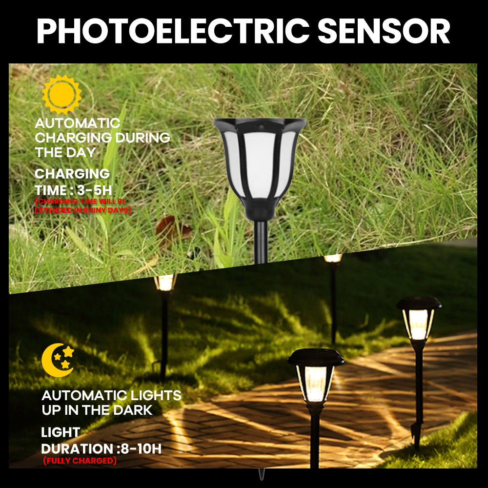 High Quality Ip65 Waterproof Solar Torch Light, Solar Flickering Light Garden Led Solar Flame Light (3)